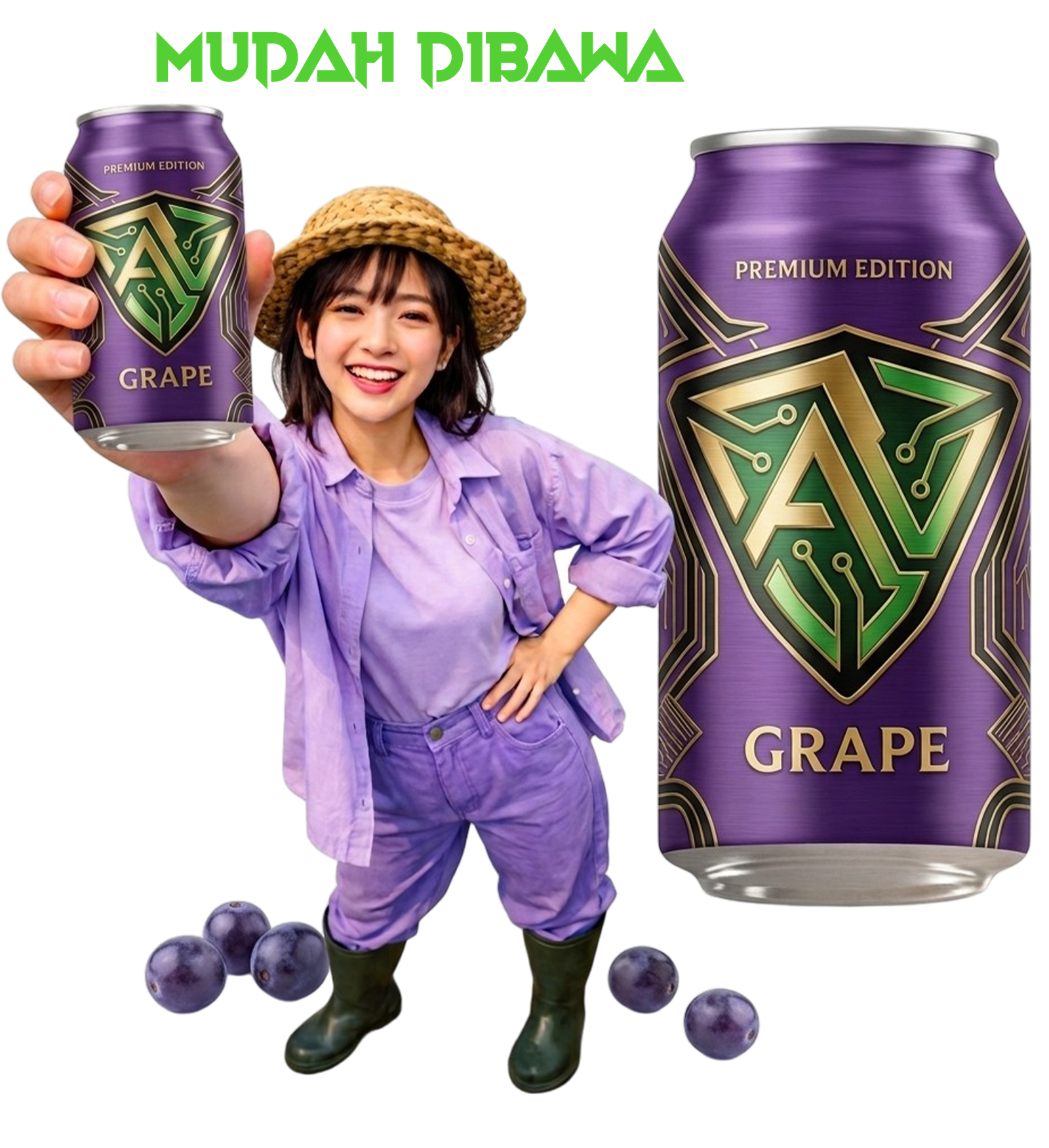 Aurevia Grape Premium - Mudah Dibawa